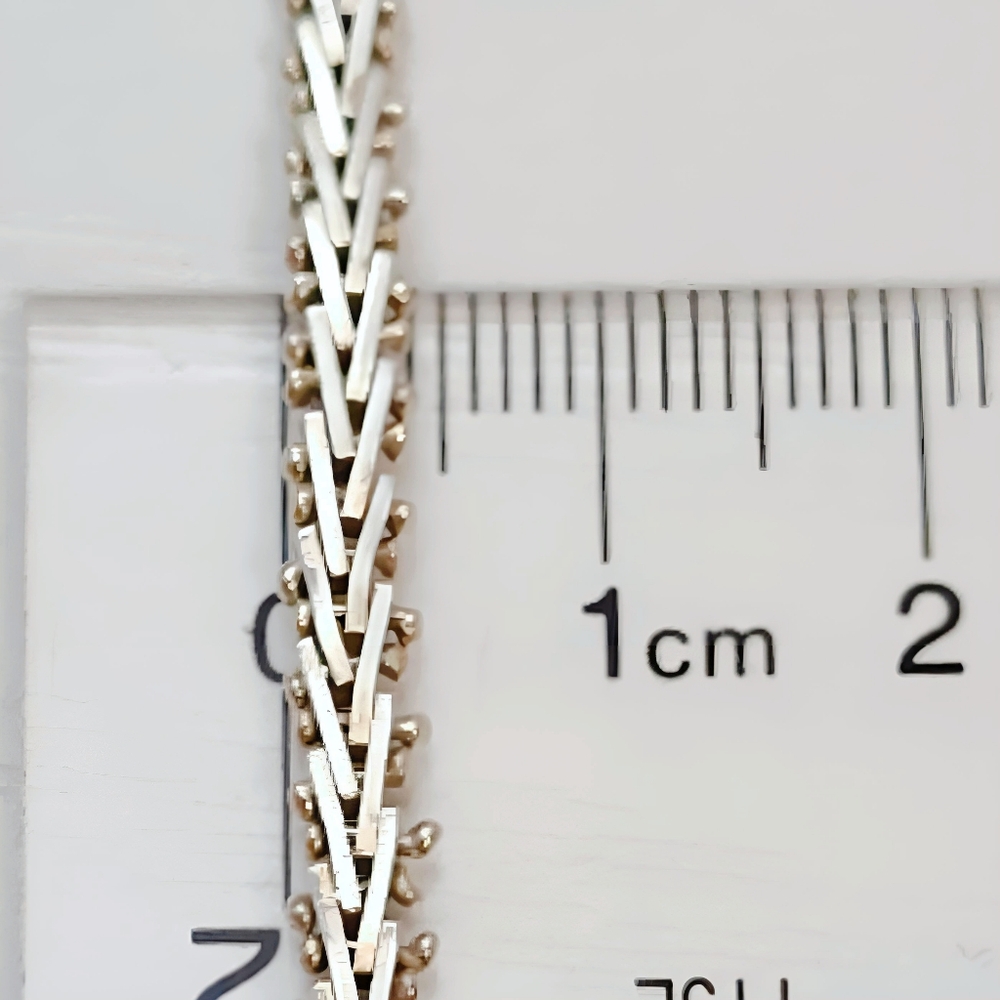 Vintage MEXICO Sterling Silver Braided Riccio Necklace 17" - Picture 10 of 14